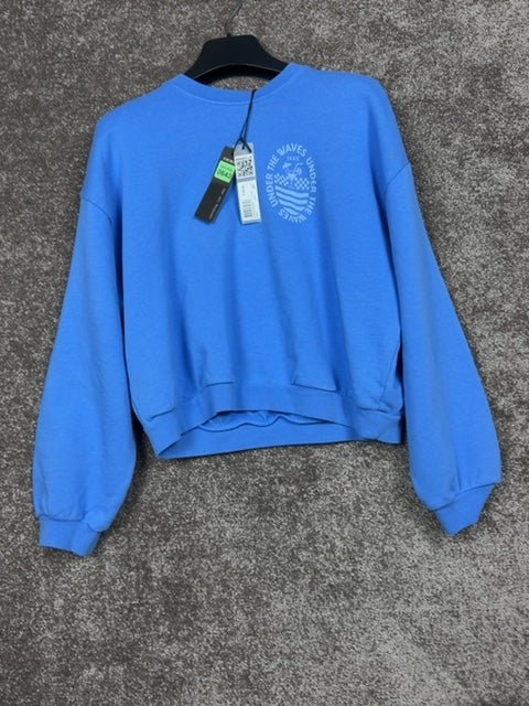 Sweat-shirt Pull Ikks bleu - 12 ans / Xs Réf: 643 - Sell4Me