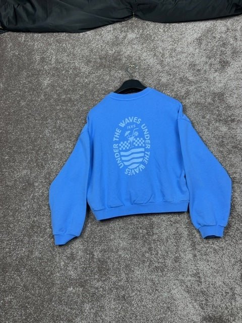 Sweat-shirt Pull Ikks bleu - 12 ans / Xs Réf: 643 - Sell4Me