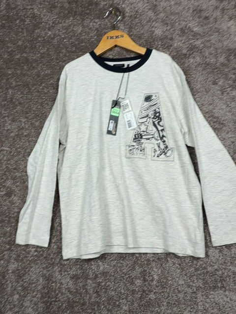 T-shirt manches longues Ikks gris - 10a Réf: 654 - Sell4Me