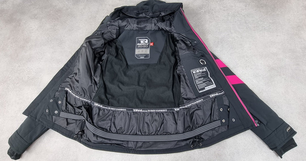 Veste de ski fille Rehall Soof-r noir et rose fuchsia - Taille 152 - Sell4Me