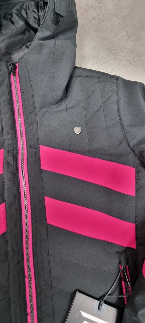 Veste de ski fille Rehall Soof-r noir et rose fuchsia - Taille 152 - Sell4Me