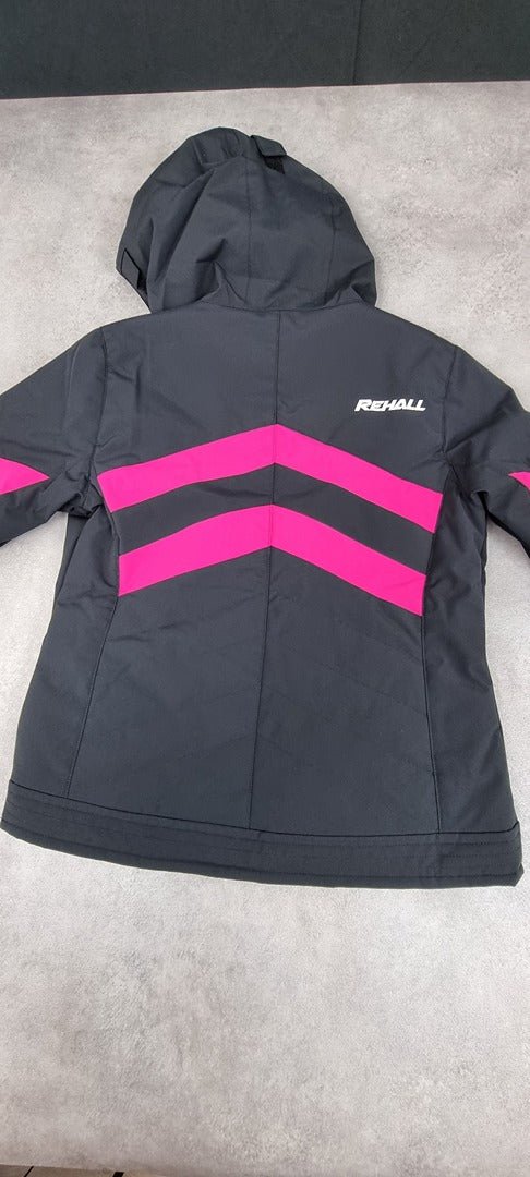 Veste de ski fille Rehall Soof-r noir et rose fuchsia - Taille 152 - Sell4Me