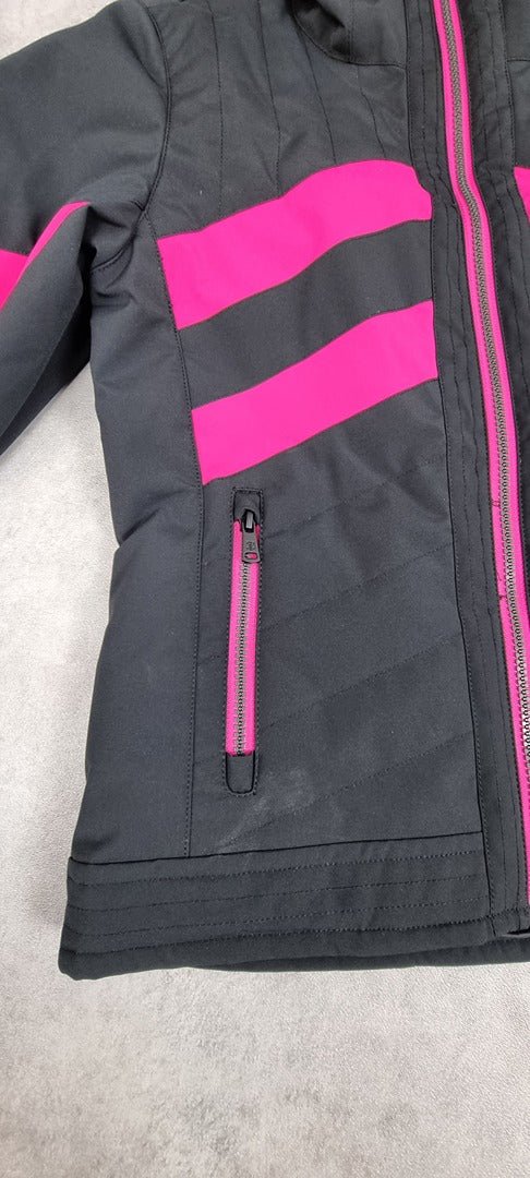 Veste de ski fille Rehall Soof-r noir et rose fuchsia - Taille 152 - Sell4Me