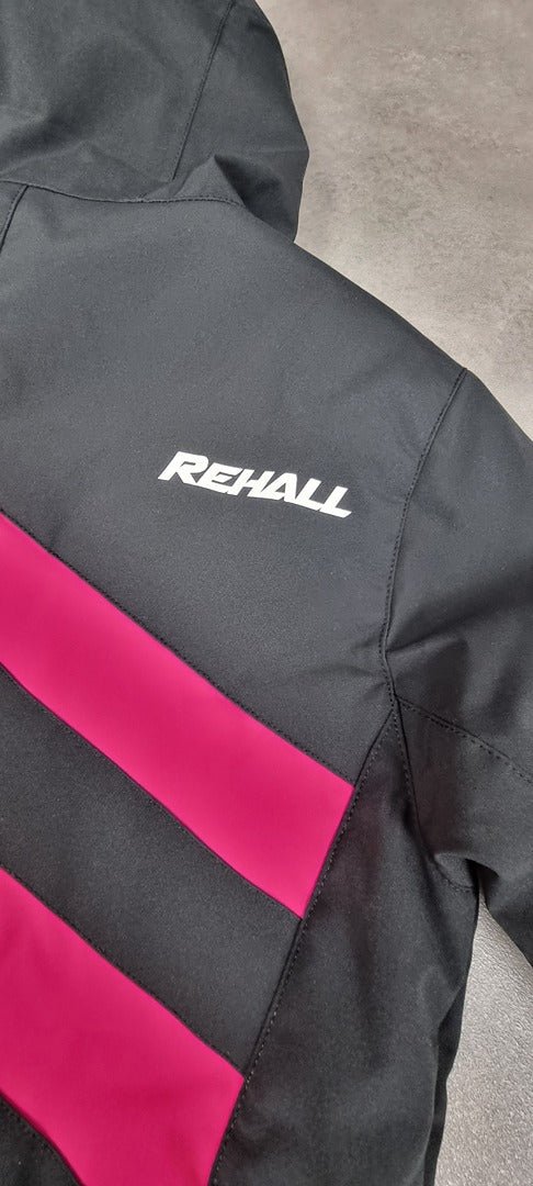 Veste de ski fille Rehall Soof-r noir et rose fuchsia - Taille 152 - Sell4Me