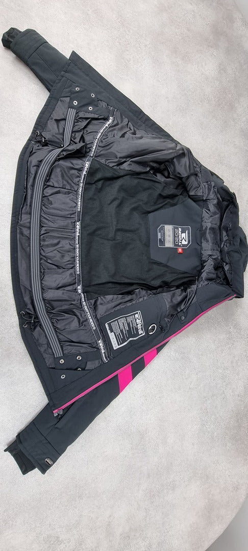 Veste de ski fille Rehall Soof-r noir et rose fuchsia - Taille 152 - Sell4Me