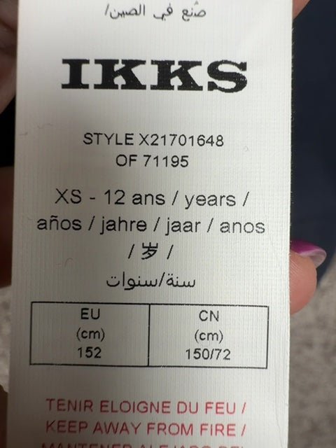 Veste Ikks bleu marine - Xs Réf: 676 - Sell4Me
