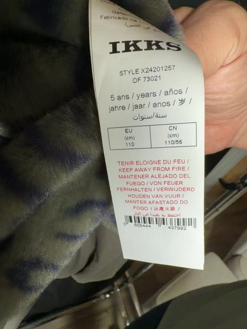 Veste Parka Ikks kaki déperlante - 5 ans Réf: 0110 - Sell4Me